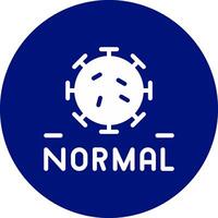 New Normal Creative Icon Design vector