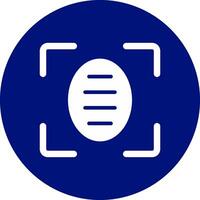 Biometrics Creative Icon Design vector