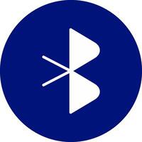 diseño de icono creativo bluetooth vector