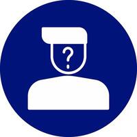 Suspect Creative Icon Design vector