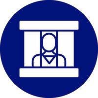 Prisoner Creative Icon Design vector