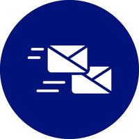 Mass Mailing Creative Icon Design vector