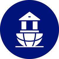 Global Banking Creative Icon Design vector