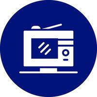 Digital Television Creative Icon Design vector