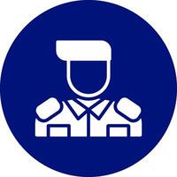 Policeman Creative Icon Design vector