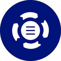 Circle Arrow Process Creative Icon Design vector