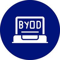 BYOD Tour Creative Icon Design vector