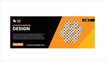 diseño de banner web vector