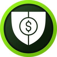 Shield Money Creative Icon Design vector