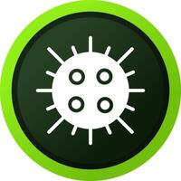 diseño de icono creativo de virus vector