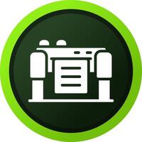 Plotter Creative Icon Design vector