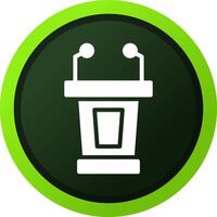 Lectern Creative Icon Design vector