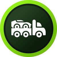 Tow Truck Creative Icon Design vector