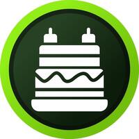 Birthday Cake Creative Icon Design vector