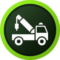 Tow Truck Creative Icon Design vector