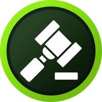 Gavel Creative Icon Design vector