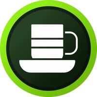 Tea Cup Creative Icon Design vector