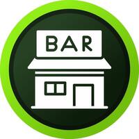 Bar Creative Icon Design vector