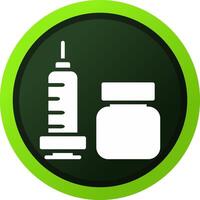 Vaccine Creative Icon Design vector