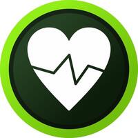 Heart Rate Creative Icon Design vector