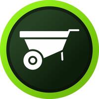 Wheelbarrow Creative Icon Design vector