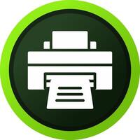 diseño de icono creativo de impresora vector