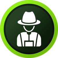 Farmer Creative Icon Design vector