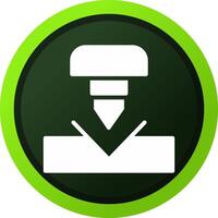 Bending Creative Icon Design vector