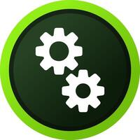 Gears Creative Icon Design vector