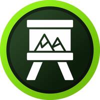 Canvas Creative Icon Design vector