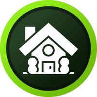 Cabin Creative Icon Design vector