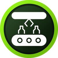 Conveyor Belt Creative Icon Design vector