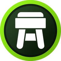 Stool Creative Icon Design vector