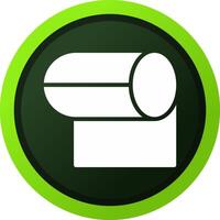 diseño de icono creativo de rollo de tejido vector