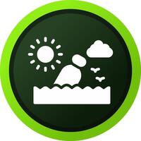 Message In A Bottle Creative Icon Design vector