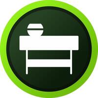 Tea Table Creative Icon Design vector