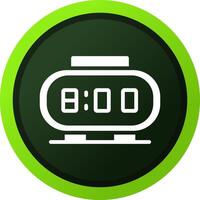 Digital Clock Creative Icon Design vector
