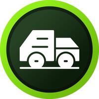 Garbage Truck Creative Icon Design vector