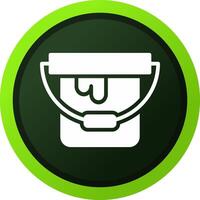 Paint Bucket Creative Icon Design vector