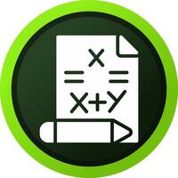 Maths Creative Icon Design vector