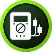 Voltmeter Creative Icon Design vector