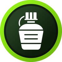 Water Bottle Creative Icon Design vector