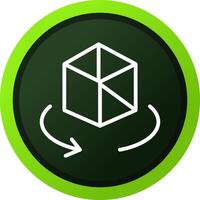 3d Creative Icon Design vector