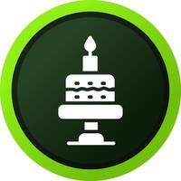 Birthday Cake Creative Icon Design vector