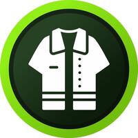 diseño de icono creativo de camisa vector