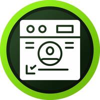 Personal Information Creative Icon Design vector