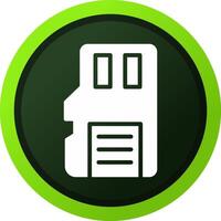 Sd Card Creative Icon Design vector