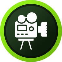 diseño de icono creativo de cámara de video vector