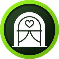Wedding Arch Creative Icon Design vector