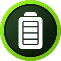 Full Battery Creative Icon Design vector